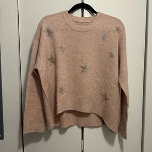 Zadig & Voltaire Markus Crystal Stars Cashmere Sweater NWT - Blush, XS
